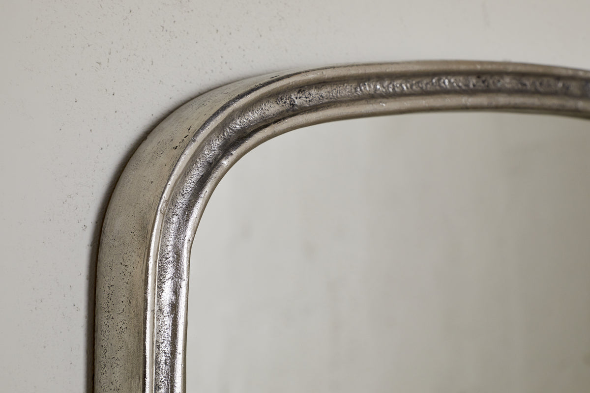 Almora Wall Mirror - Antique Nickle