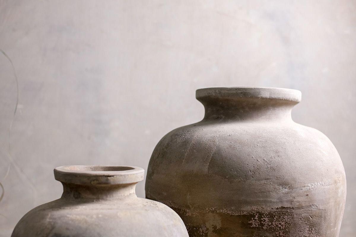 Affiti Clay Tapered Pot - Small