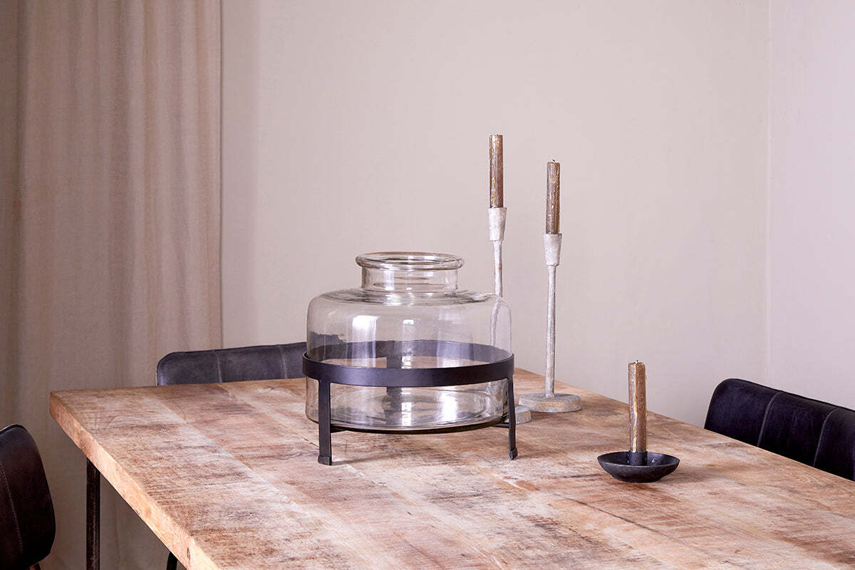 Akoro Recycled Glass Vase - Clear