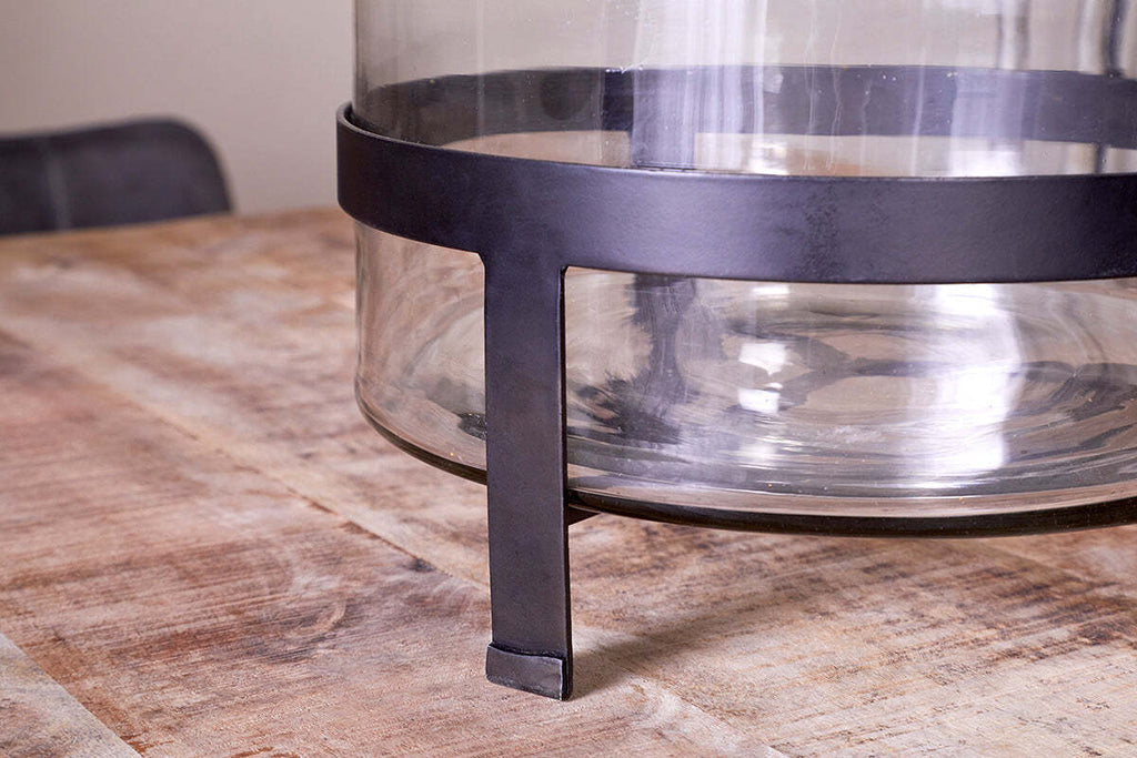 Akoro Recycled Glass Vase - Clear