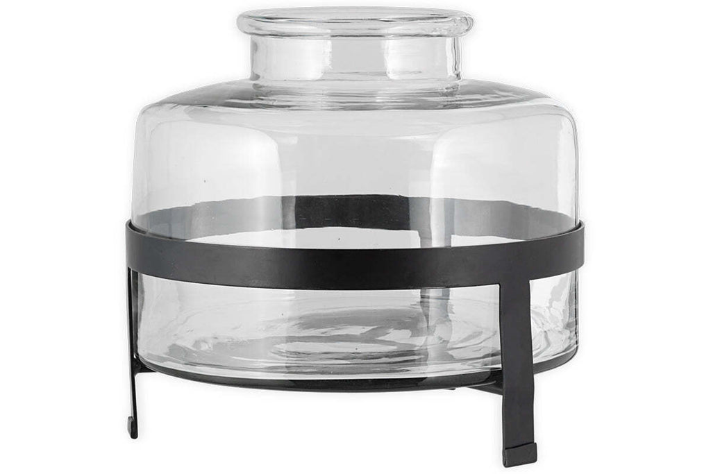 Akoro Recycled Glass Vase - Clear