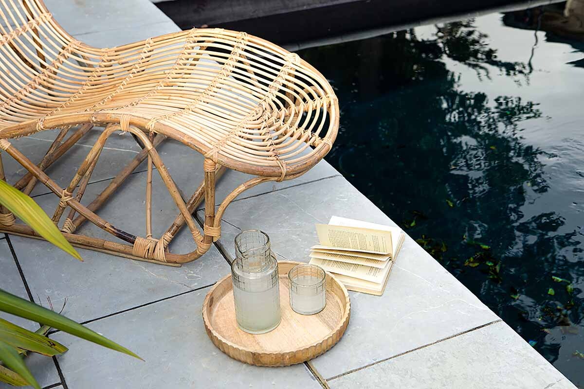 Arlia Rattan Lounger