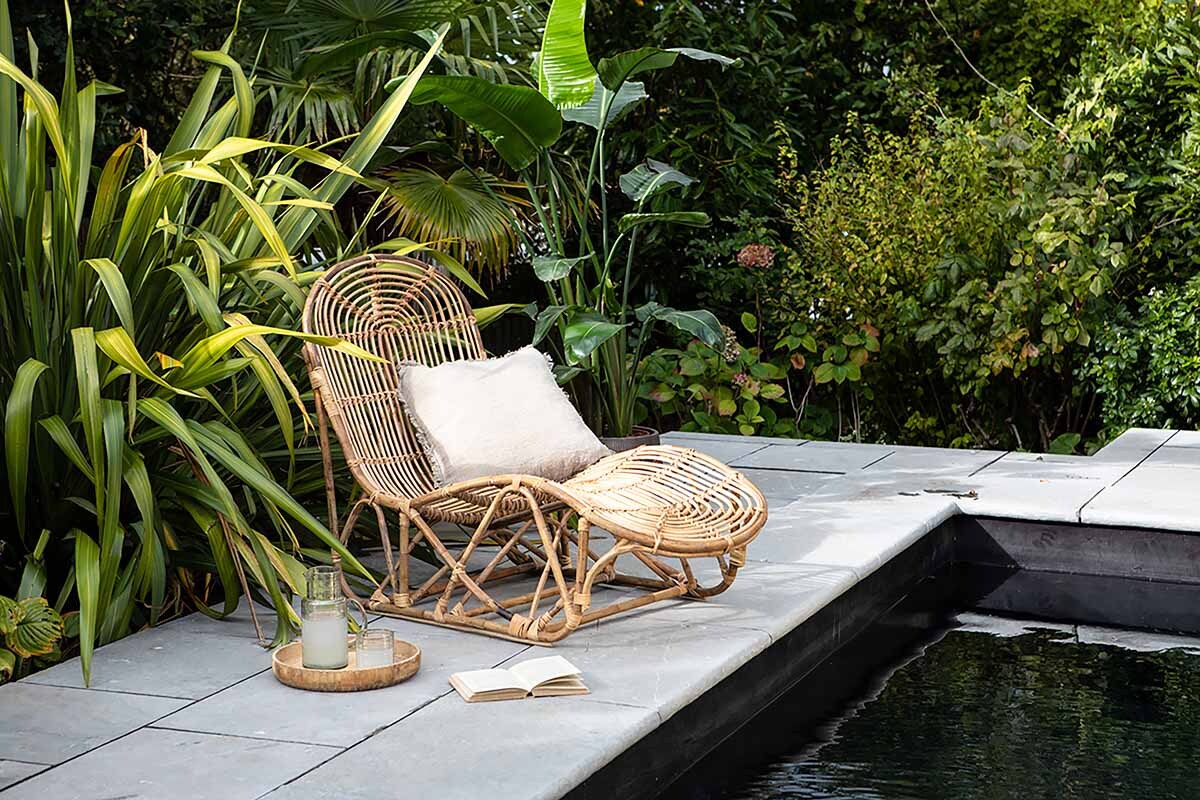 Arlia Rattan Lounger