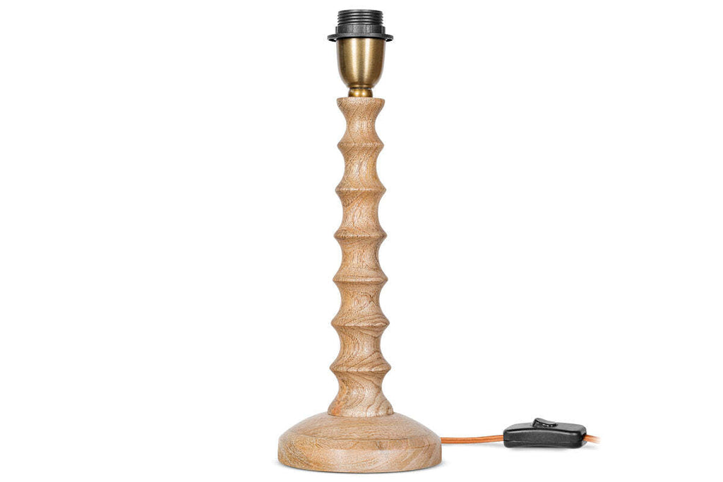 Avisa Mango Wood Bedside Table Lamp Base