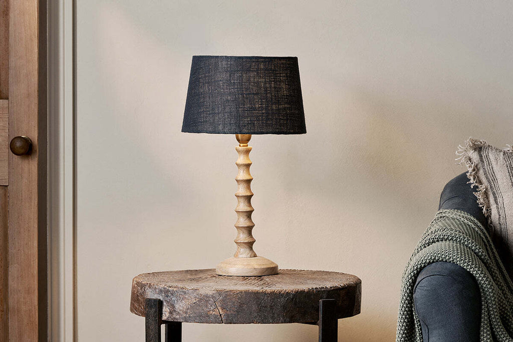 Avisa Mango Wood Bedside Table Lamp Base