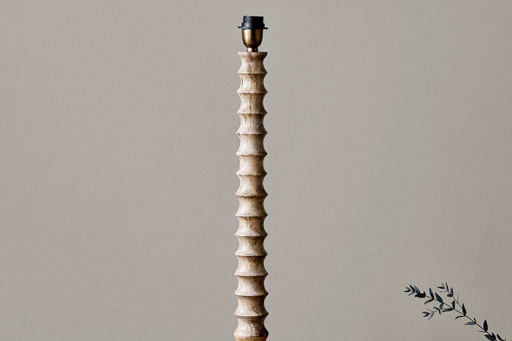 Avisa Mango Wood Floor Lamp Base