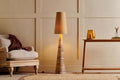 Chameli Tapered Mango Wood Floor Lamp Base