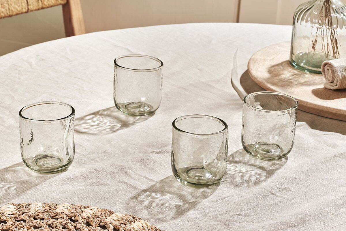 Chandani Tumbler Short - Clear - (Set of 4)