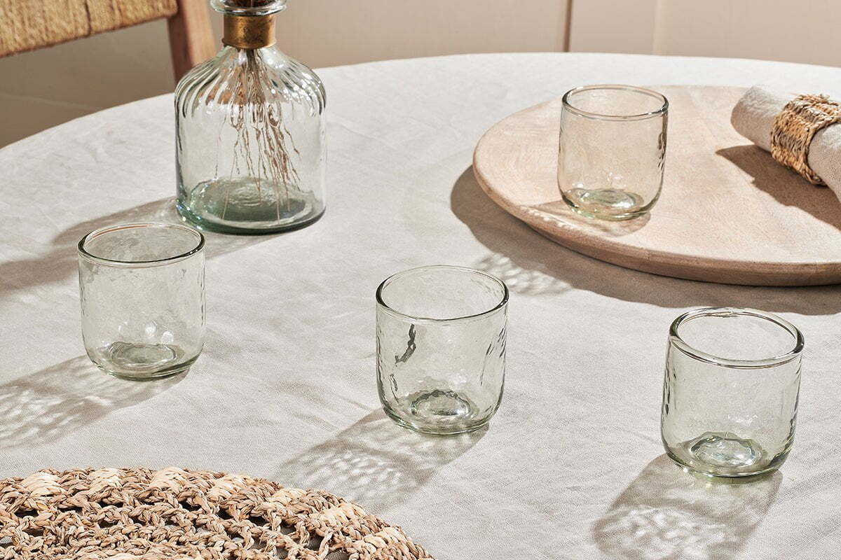 Chandani Tumbler Short - Clear - (Set of 4)