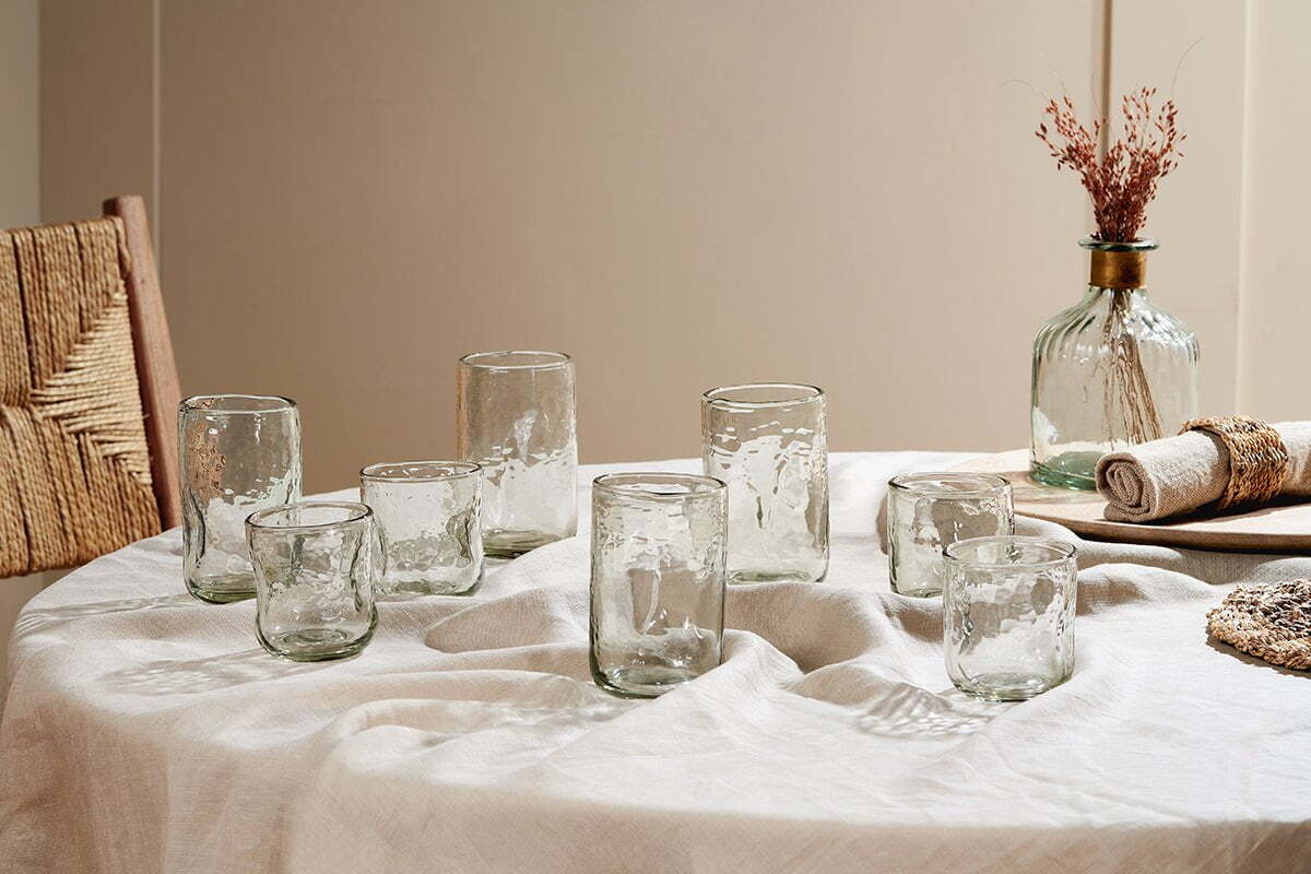 Chandani Tumbler Short - Clear - (Set of 4)