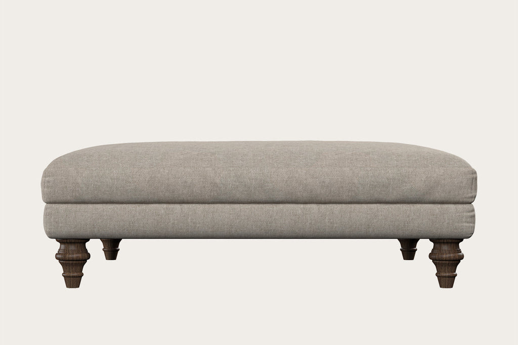 Deni Grand Footstool - Brera Linen Natural