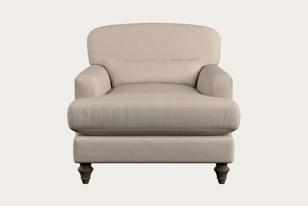 Deni Large Corner Sofa - Brera Linen Espresso