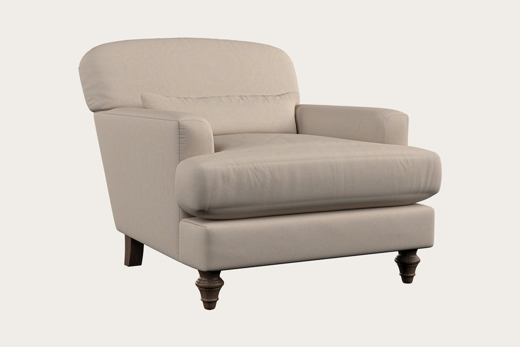 Deni Large Corner Sofa - Brera Linen Espresso