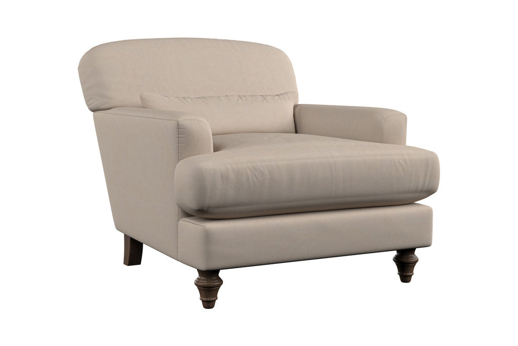 Deni Large Corner Sofa - Brera Linen Espresso