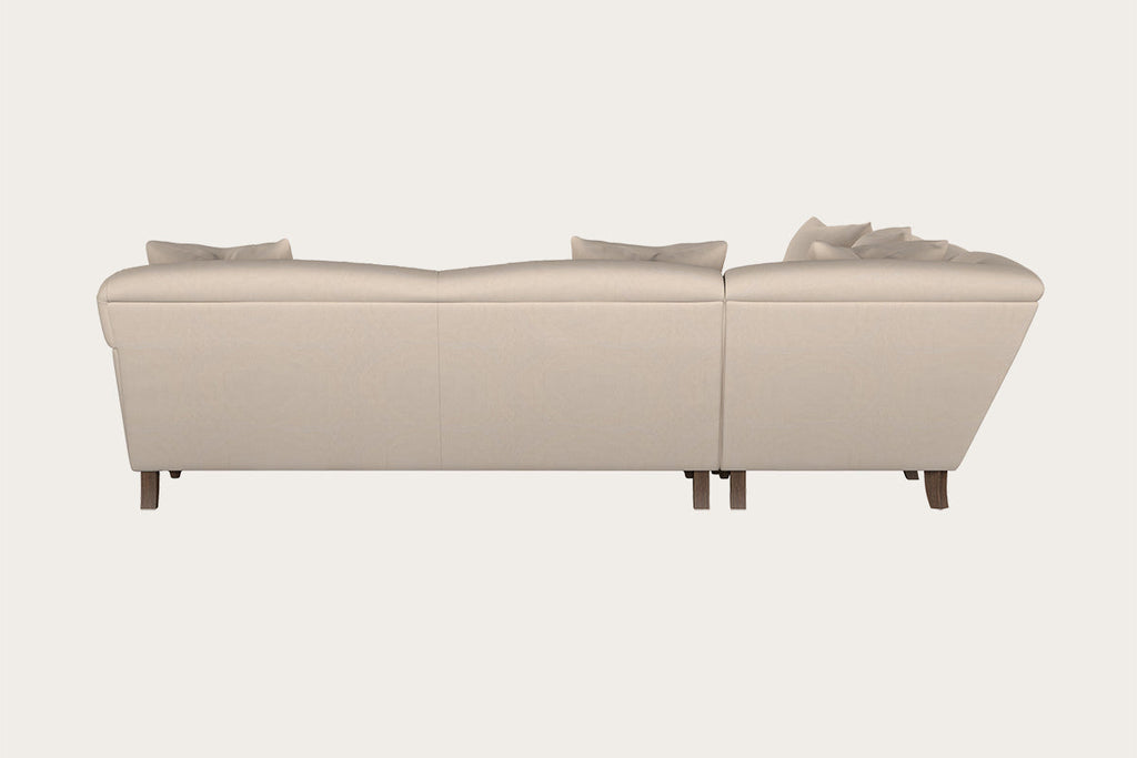 Deni Large Corner Sofa - Brera Linen Granite