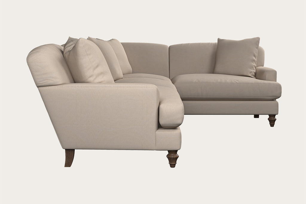 Deni Large Corner Sofa - Brera Linen Sage
