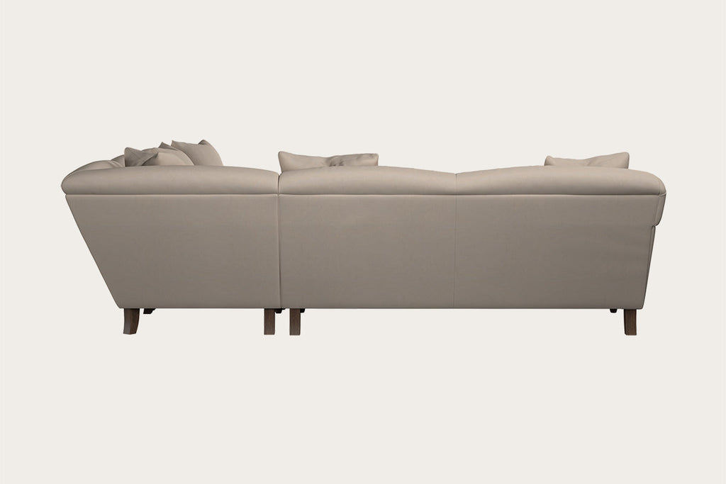 Deni Large Footstool - Brera Linen Charcoal