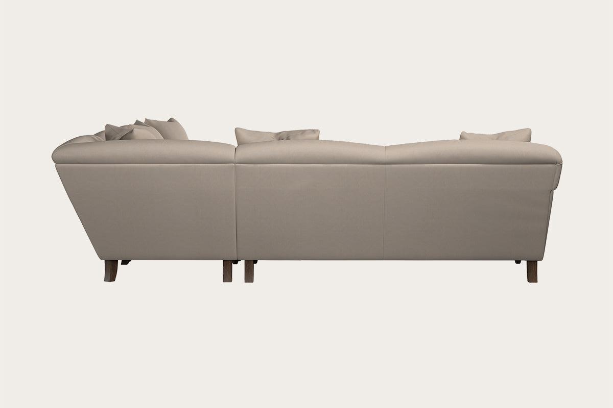 Deni Large Footstool - Brera Linen Charcoal