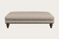 Deni Large Footstool - Recycled Cotton Natural
