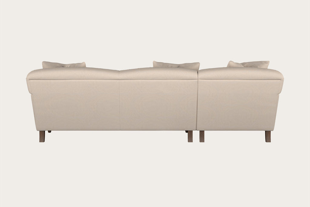 Deni Large Footstool - Brera Linen Espresso