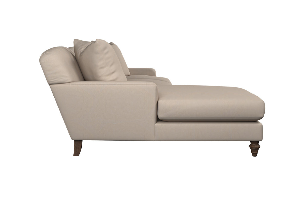Deni Large Footstool - Brera Linen Espresso