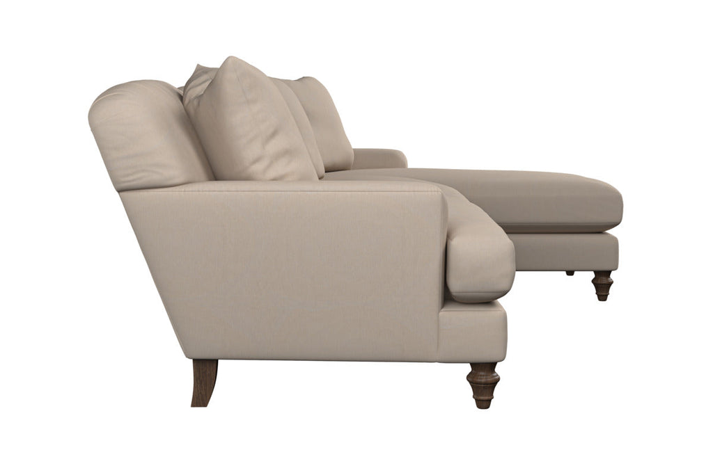 Deni Large Footstool - Brera Linen Indigo