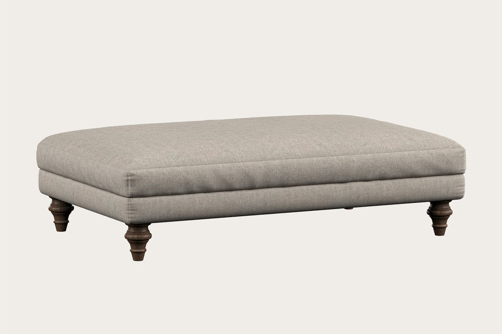 Deni Large Left Hand Corner Sofa - Recycled Cotton Lavender