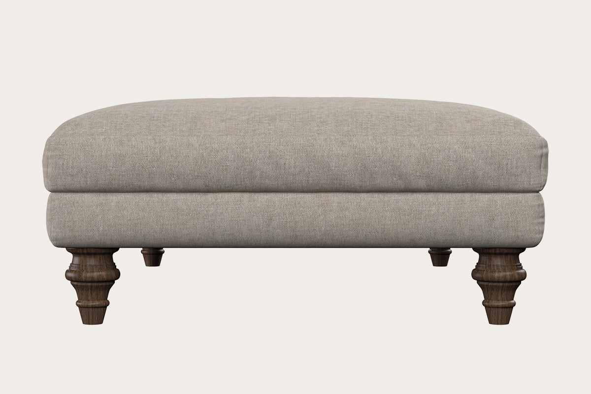 Deni Large Left Hand Corner Sofa - Recycled Cotton Lavender