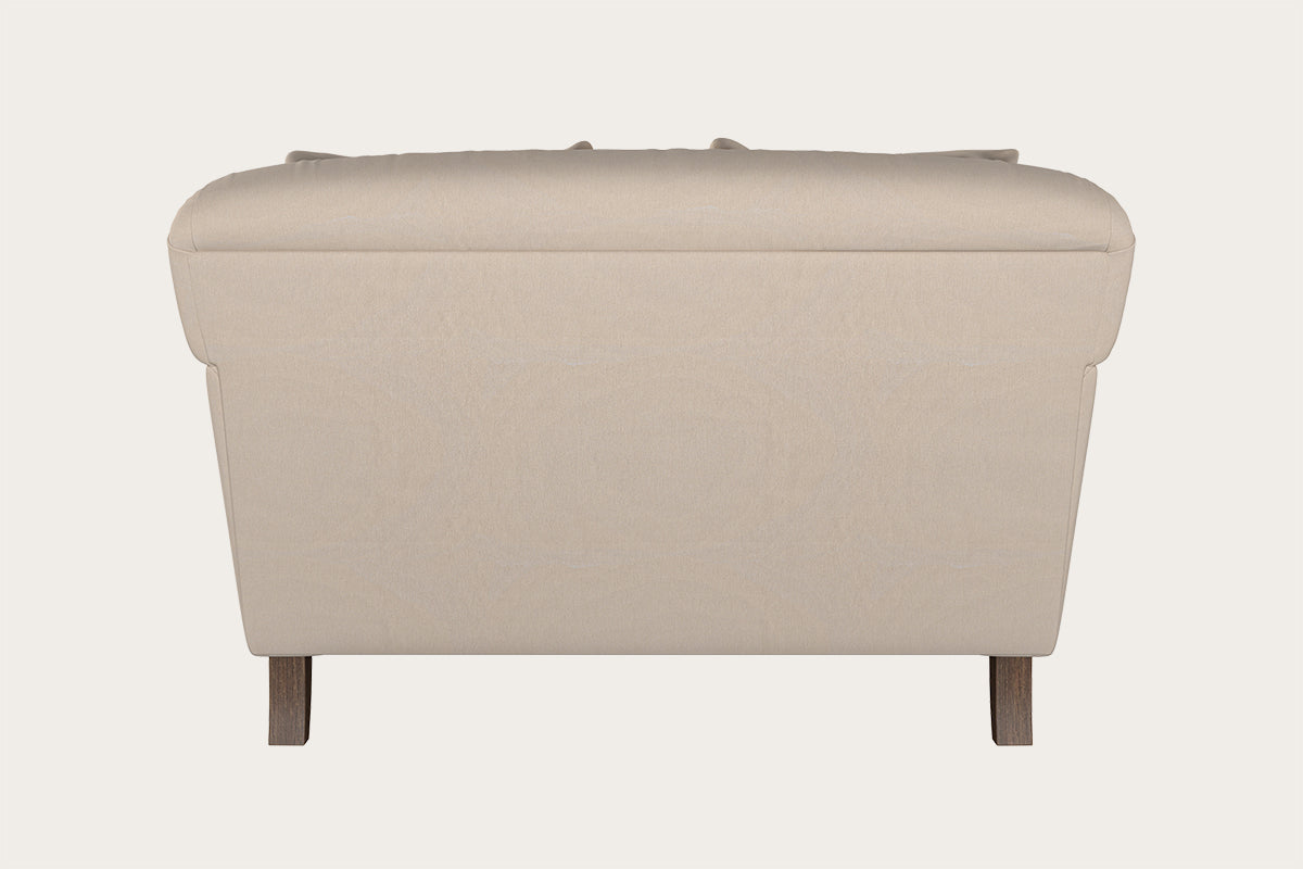 Deni Large Footstool - Brera Linen Pebble