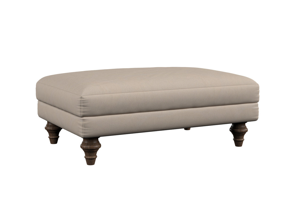 Deni Large Footstool - Brera Linen Sage