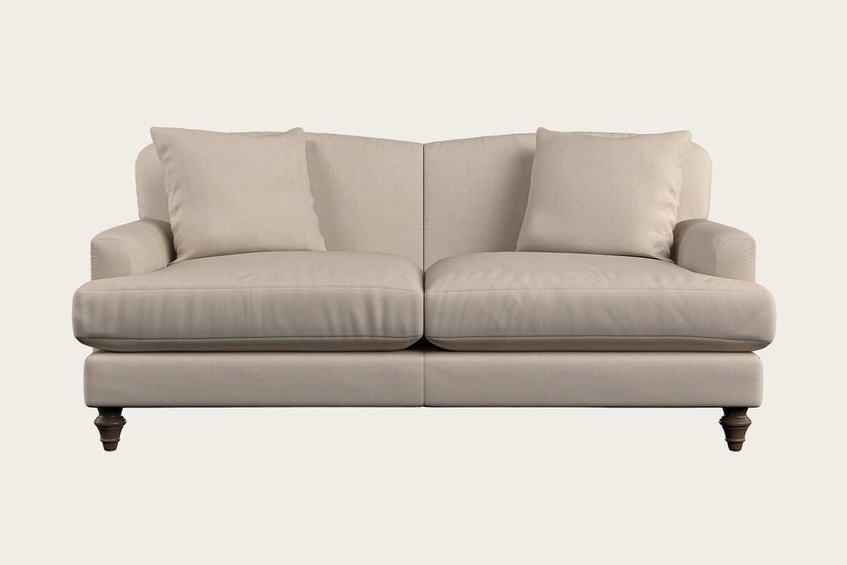 Deni Large Footstool - Brera Linen Smoke