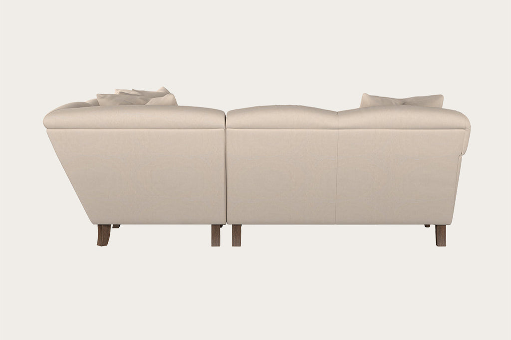 Deni Super Grand Left Hand Corner Sofa - Recycled Cotton Natural