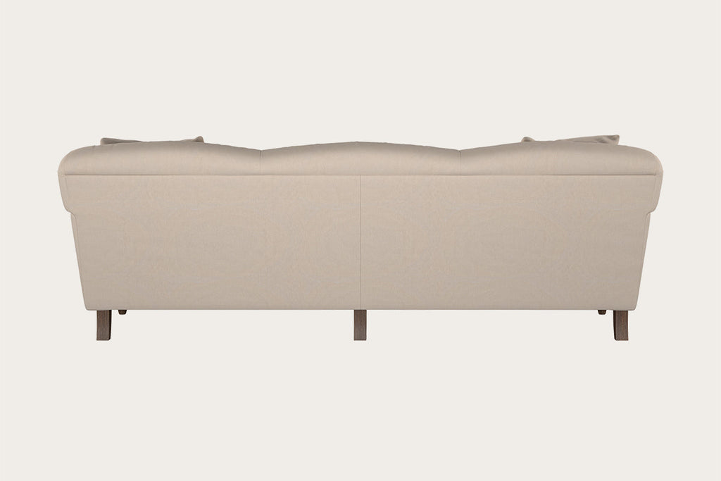 Deni Large Left Hand Chaise Sofa - Brera Linen Granite