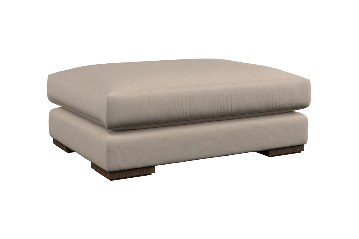 Deni Large Left Hand Chaise Sofa - Brera Linen Indigo