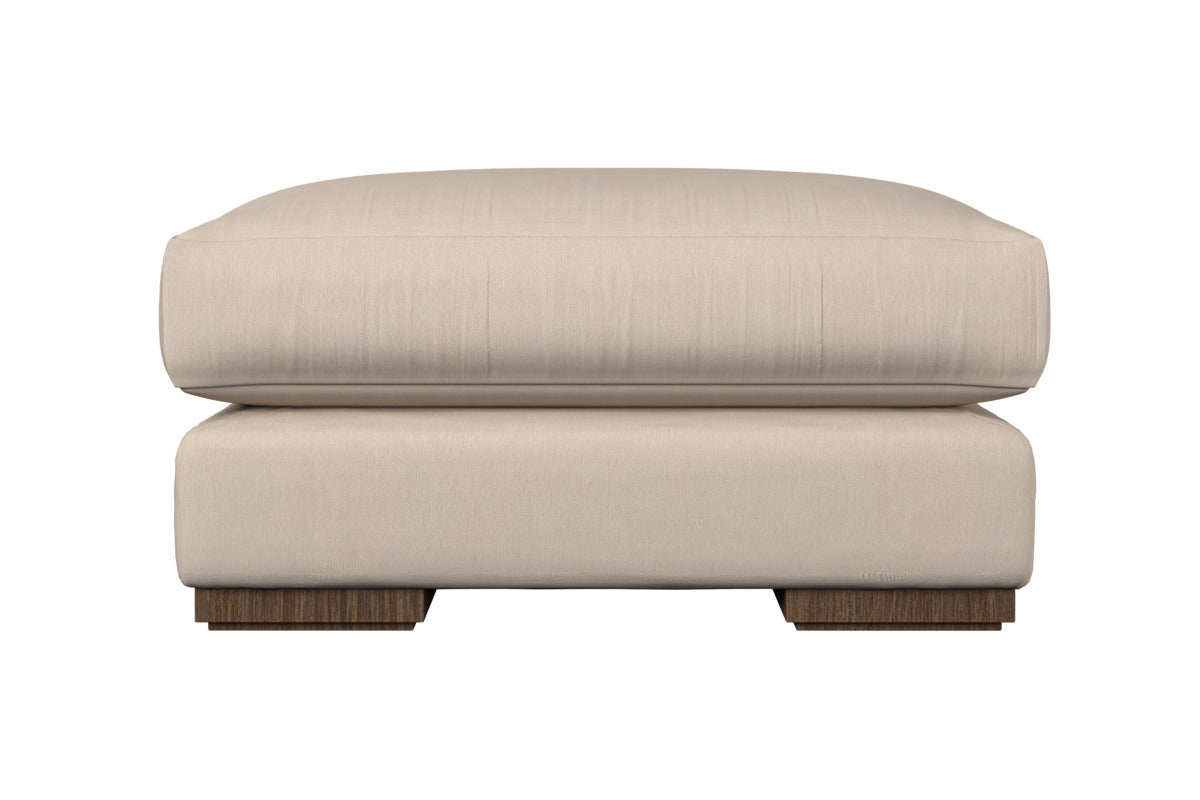 Deni Large Left Hand Chaise Sofa - Brera Linen Indigo