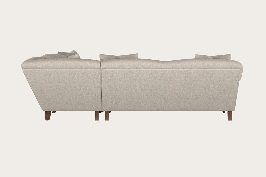 Deni Large Left Hand Corner Sofa - Brera Linen Natural