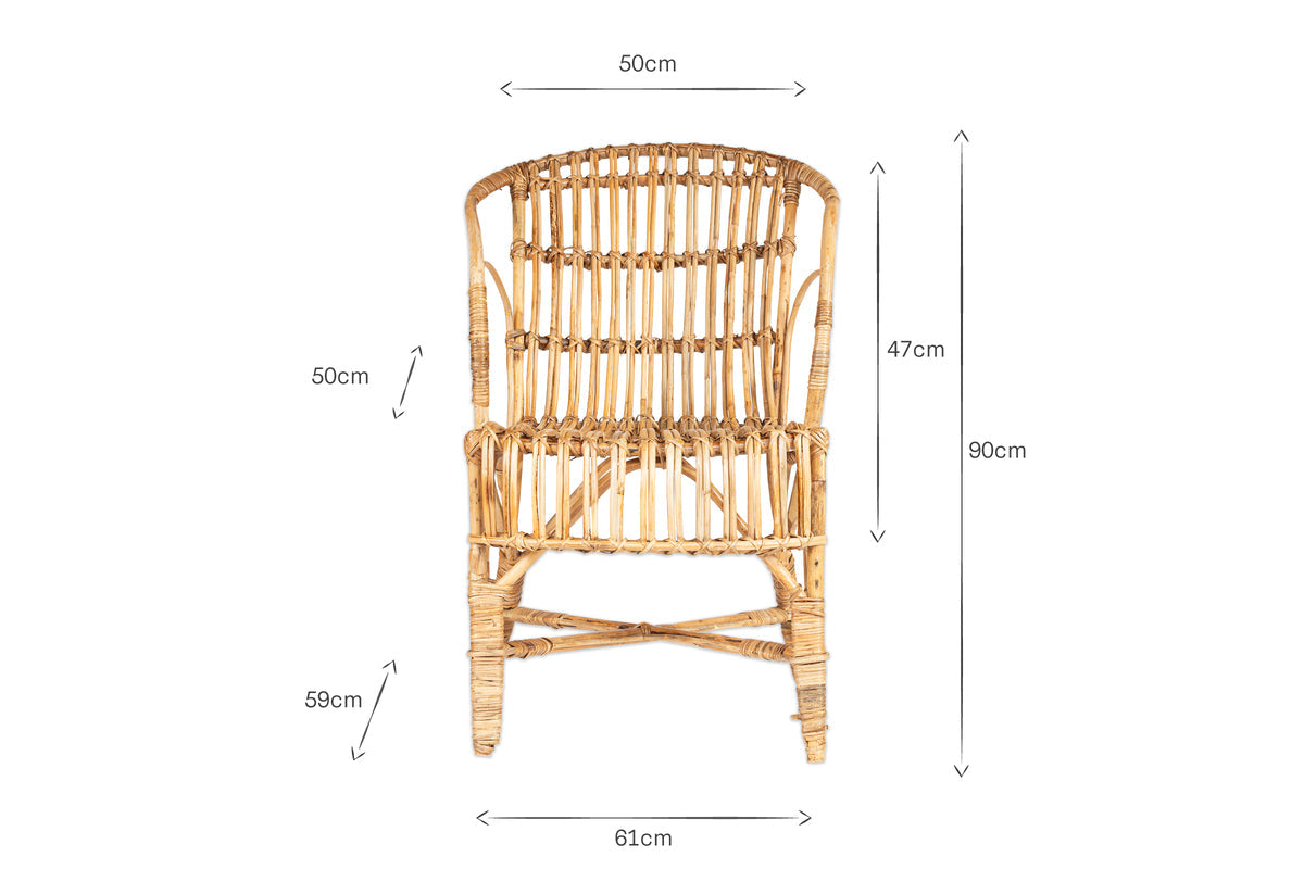 Ajaya Rattan Dining Chair