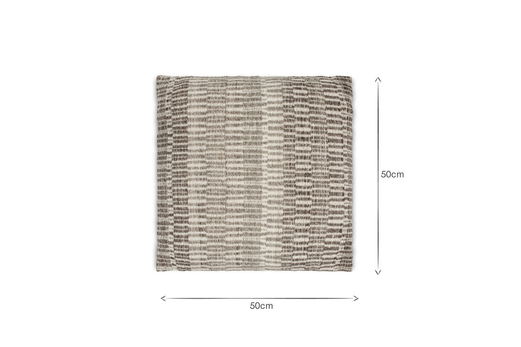 Aahna Wool Cushion Cover - Charcoal