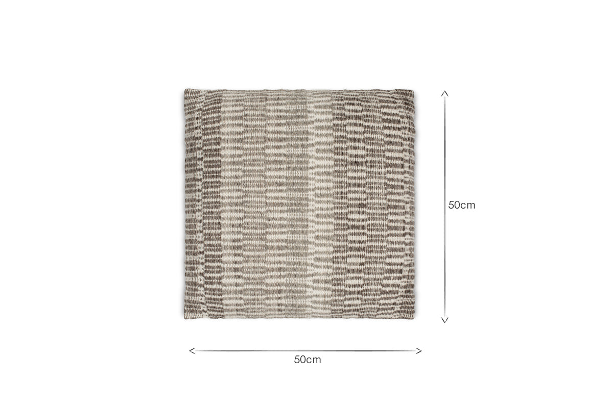 Aahna Wool Cushion Cover - Charcoal