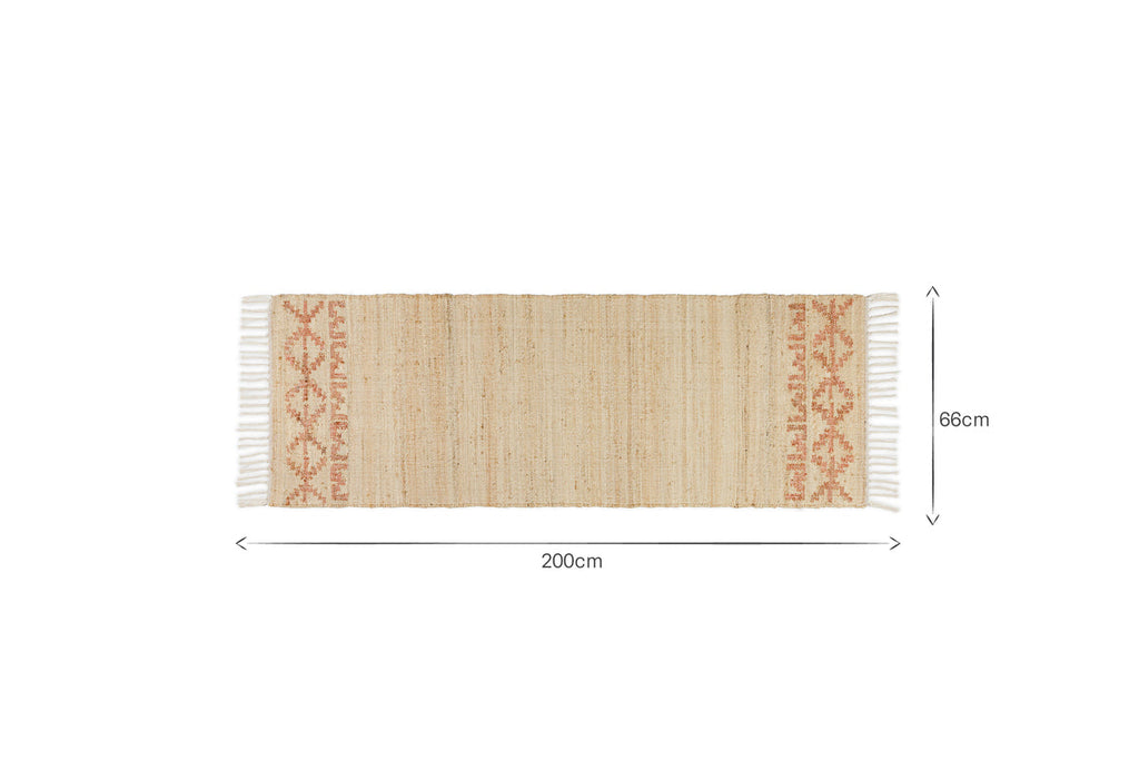 Akari Jute & Cotton Runner - Natural