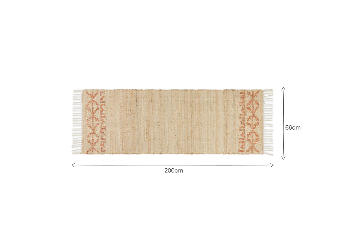 Akari Jute & Cotton Runner - Natural