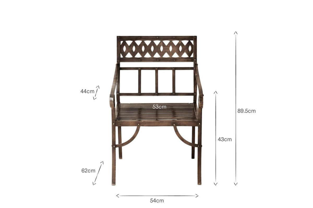Bahula Decorative Iron Chair