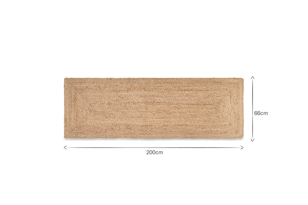 Braided Hemp Floor Runner