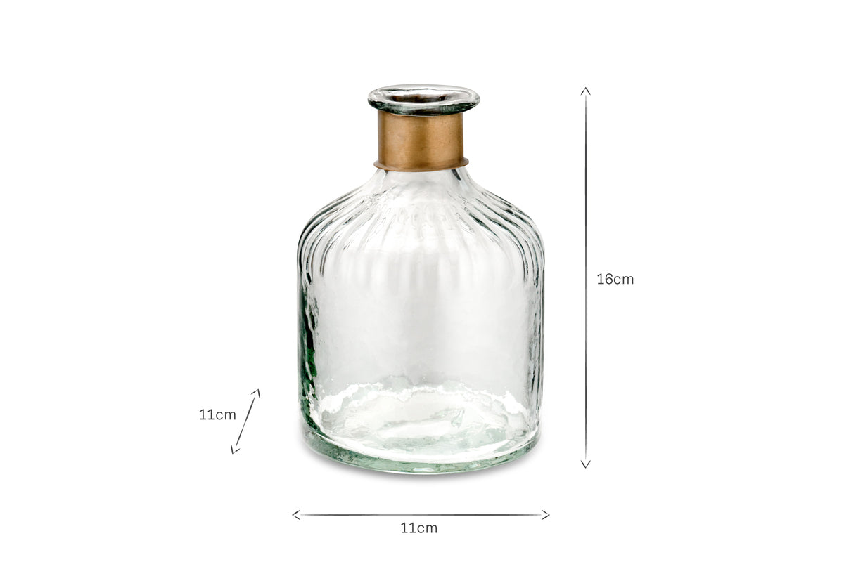 Chara Hammered Bottle - Lines