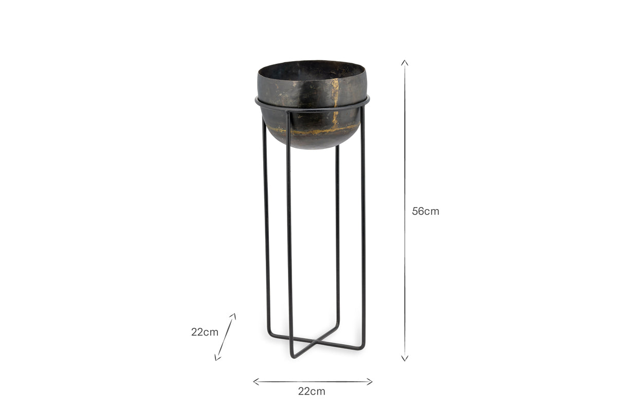 Endo Reclaimed Iron Planter Stand