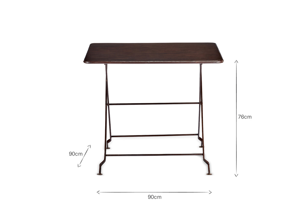 Ekete Iron Bistro Table - Large