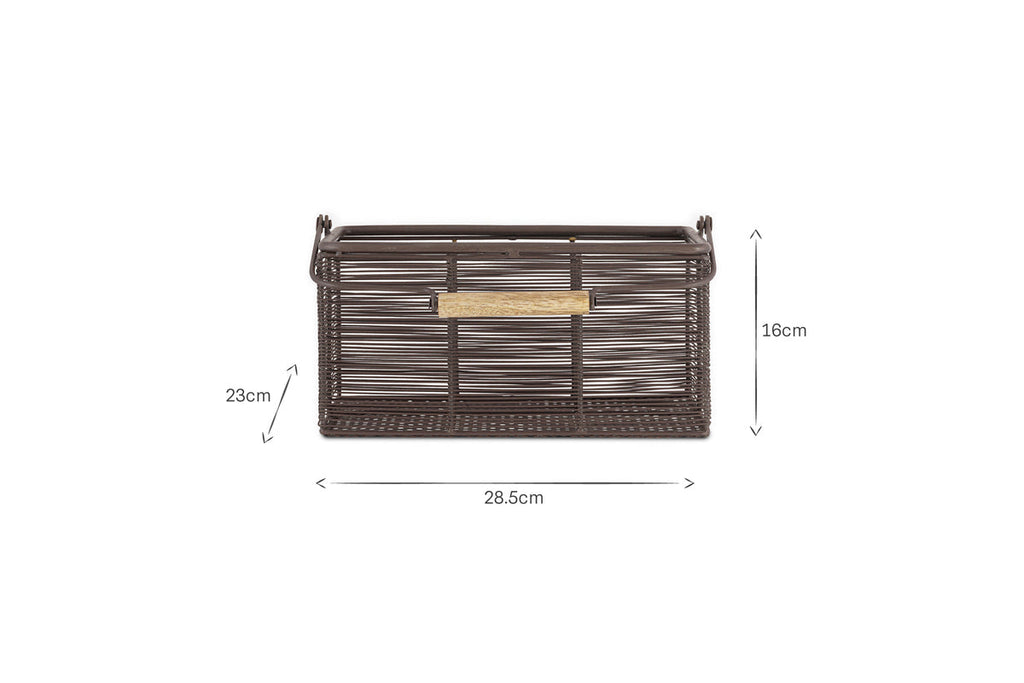 Inkollu Wire Cutlery Holder - Aged Brass
