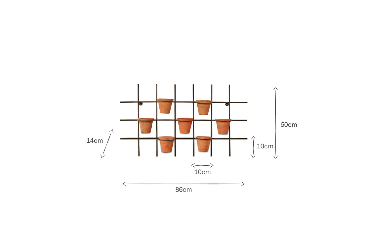 Jara Terracotta Wall Hung Planter