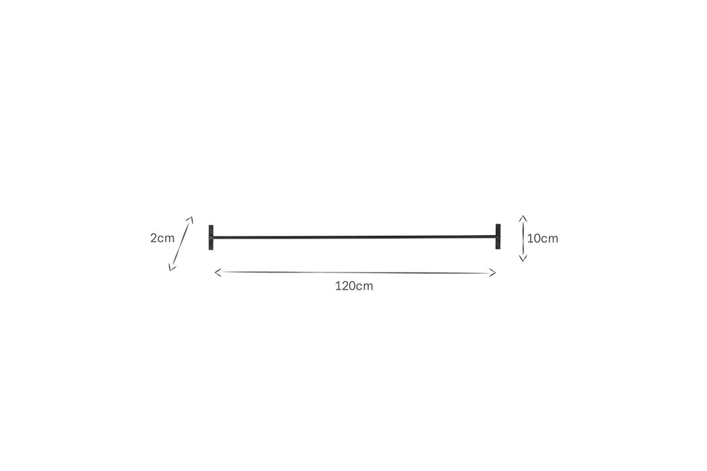 Laila Hanging Rail - Iron