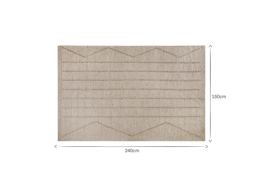 Shanti Wool & Cotton Rug - Natural
